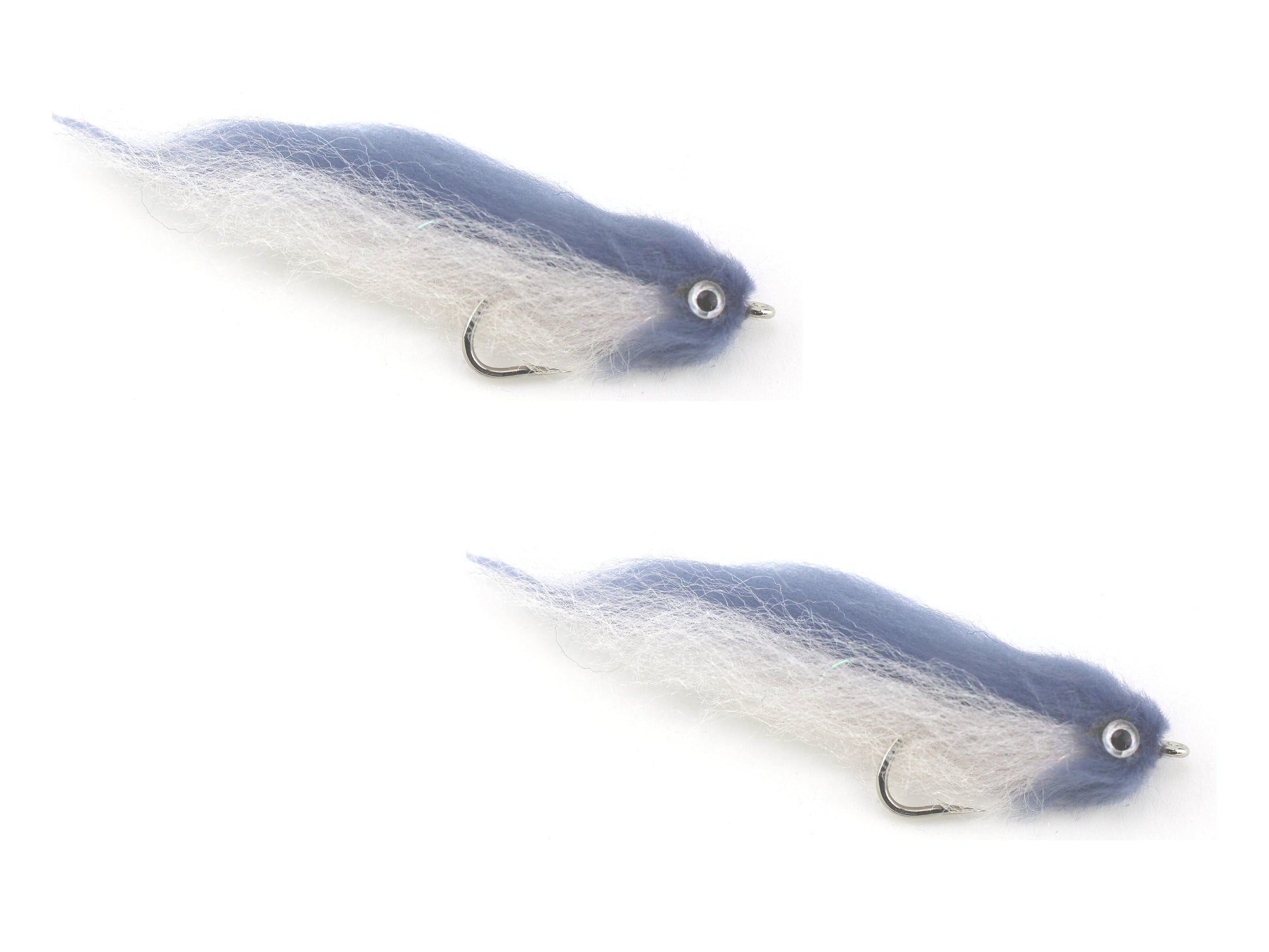 Gray and White EP Fly, size 2/0, Qty. 2-Goodwynn'sGoodwynn's