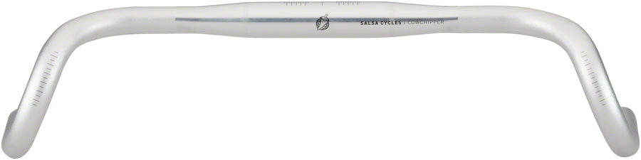 Salsa Cowchipper Deluxe Drop Handlebar - Aluminum 31.8mm 46cm Silver-Goodwynn'sGoodwynn's