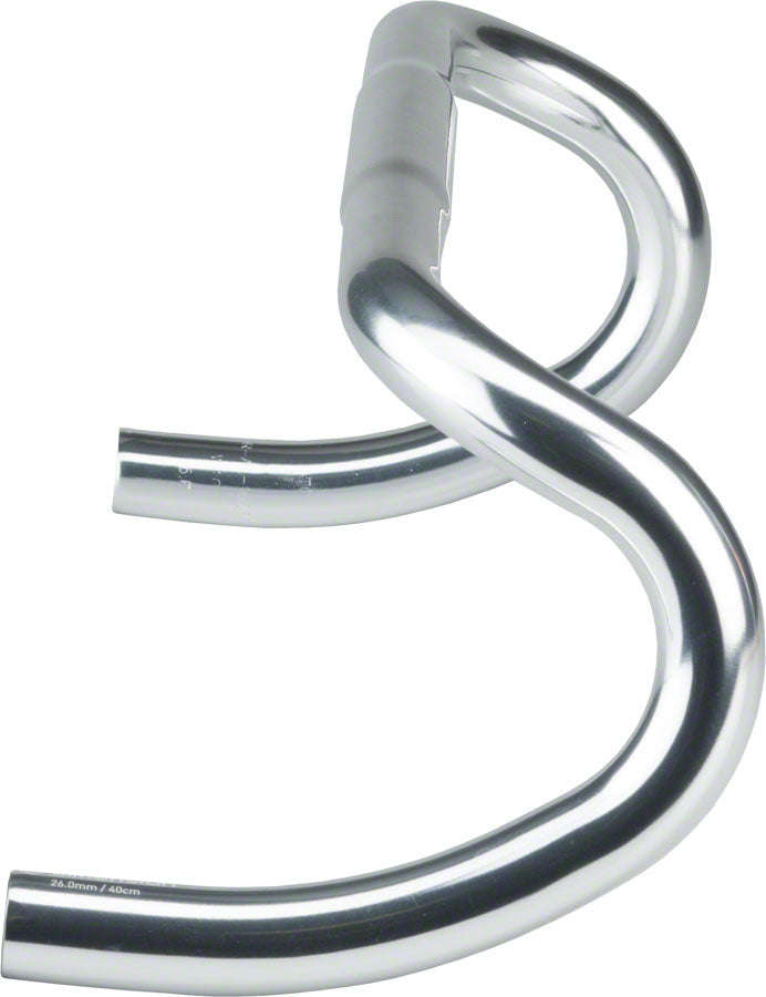 MSW Short Drop Handlebar - Aluminum 26mm 40cm Silver-Goodwynn'sGoodwynn's