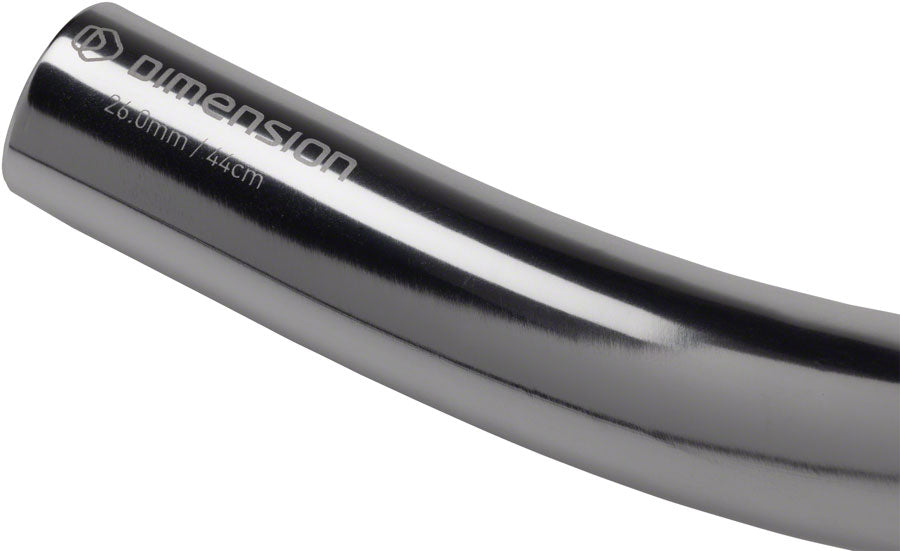 MSW Short Drop Handlebar - Aluminum 26mm 44cm Silver-Goodwynn'sGoodwynn's