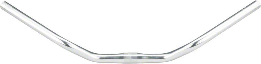 MSW 25.4 Urban Cruiser Bar 620mm Wide 55mm Rise 40 degreeSweep Silver-Goodwynn'sGoodwynn's