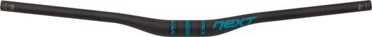 RaceFace NEXT 35 Riser Carbon Handlebar: 35 x 760mm 20mm Rise Turquoise-Goodwynn's