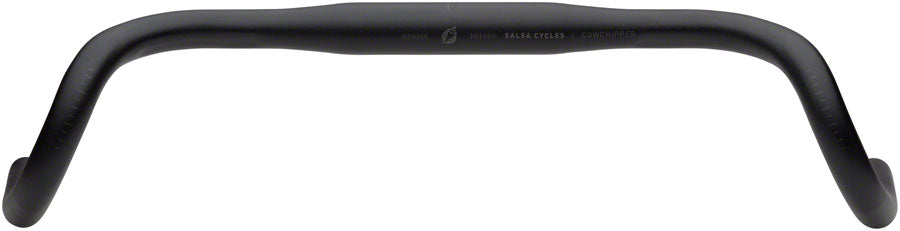 Salsa Cowchipper Drop Handlebar - 31.8mm Clamp 42cm Width Aluminum Black-Goodwynn'sGoodwynn's
