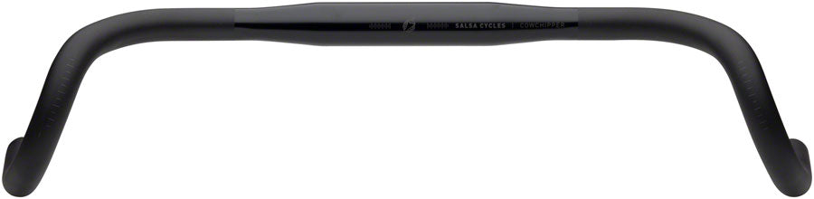 Salsa Cowchipper Deluxe Drop Handlebar - 31.8mm Clamp 46cm Width Aluminum BLK-Goodwynn'sGoodwynn's