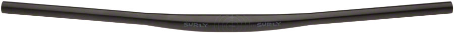 Surly Cheater Bar Handlebar - 31.8mm Clamp 780mm Width Flat Chromoly Black-Goodwynn'sGoodwynn's