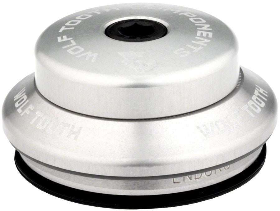 Wolf Tooth Performance Headset - IS41/28.6 Upper 7mm Stack Raw Silver-Goodwynn'sGoodwynn's