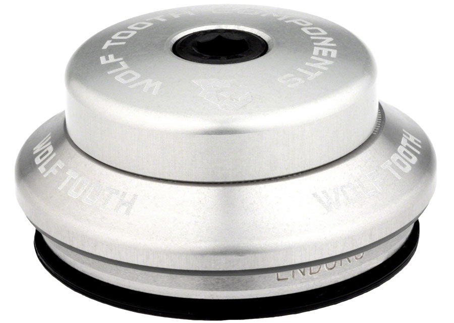 Wolf Tooth Premium Headset - IS41/28.6 Upper 7mm Stack Raw Silver-Goodwynn'sGoodwynn's