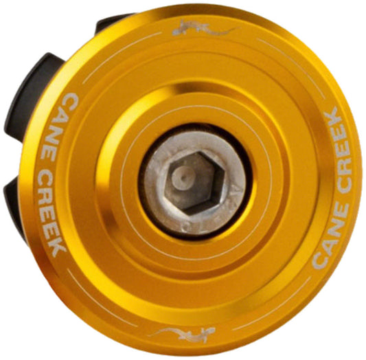 Cane Creek Hellbender 70 Chroma Studio Headset Top Cap - 28.6mm Gold-Goodwynn's