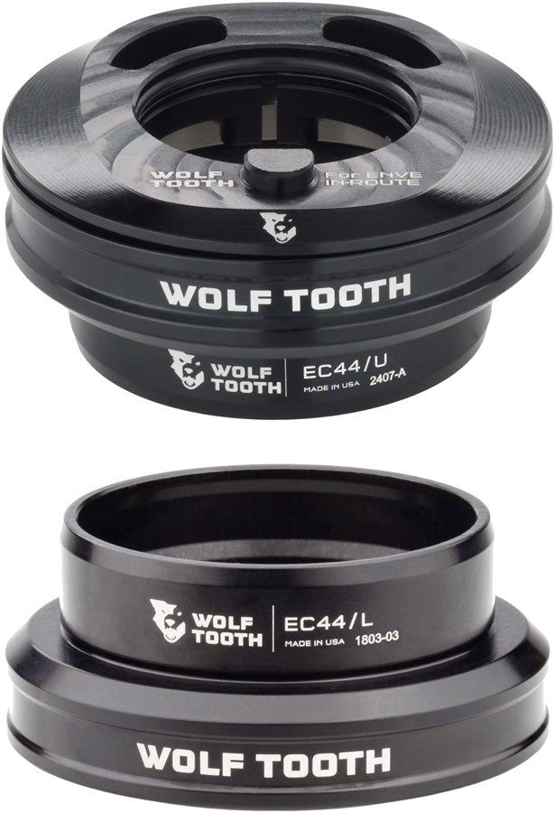 Wolf Tooth Premium Internal Headset - EC44 Upper / EC44 Lower For Enve In-Route System Only BLK-Goodwynn&#39;sGoodwynn&#39;s