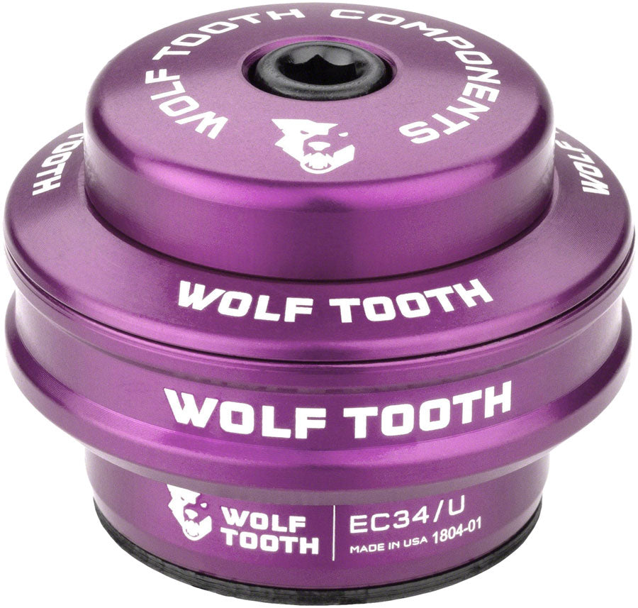 Wolf Tooth Performance Headset - EC34/28.6 Upper 16mm Stack Ultraviolet Purple-Goodwynn'sGoodwynn's