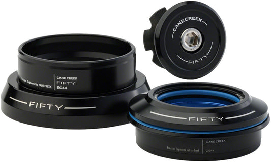 Cane Creek 50 Headset - ZS44/28.6/H8 Upper | EC44/30 Lower Tapered Black-Goodwynn's