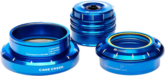 Cane Creek 110 30th Anniversary Headset - ZS44/28.6/H12 Upper | EC44/40 Lower Tapered Hellbender Ceramic Bearings Blue-Goodwynn's