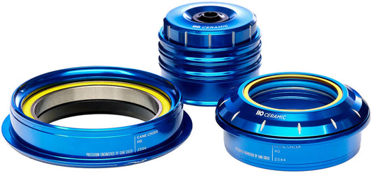 Cane Creek 110 30th Anniversary Headset - ZS44/28.6 Upper | ZS56/40 Lower Tapered Hellbender Ceramic Bearings Blue-Goodwynn's