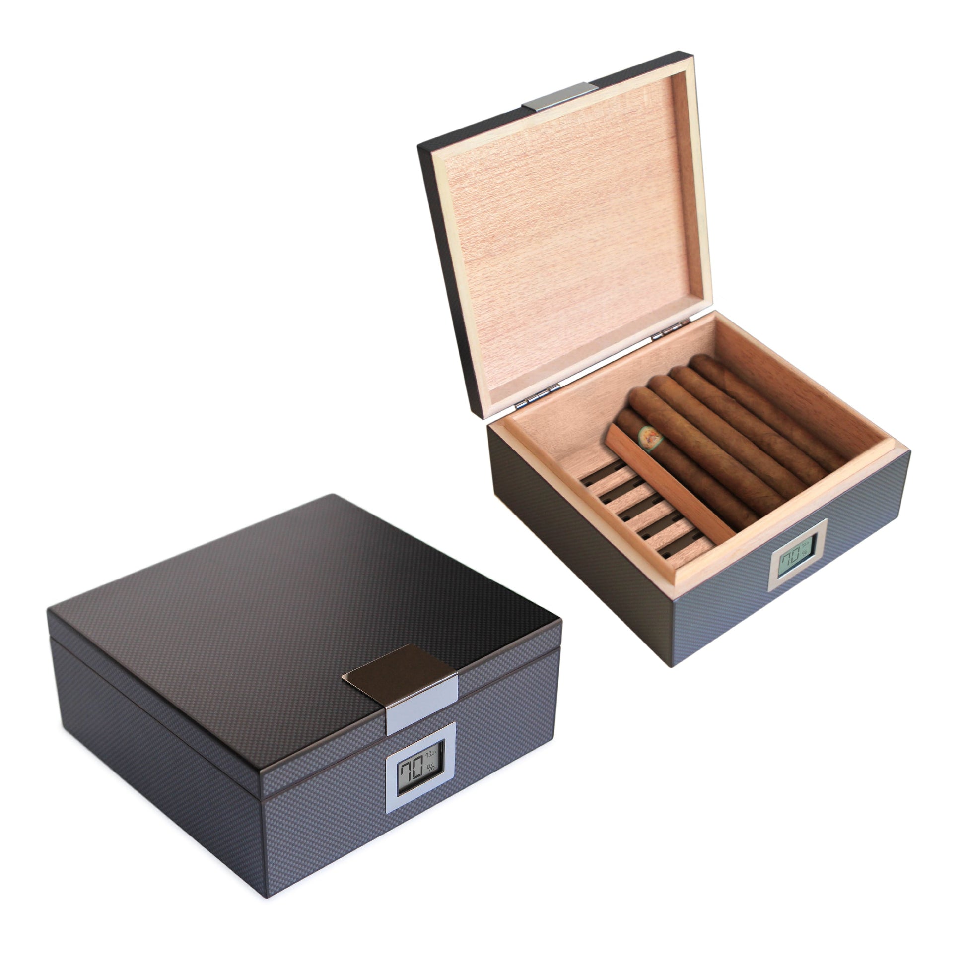 Kingston Carbon Fiber Humidor-Goodwynn'sGoodwynn's