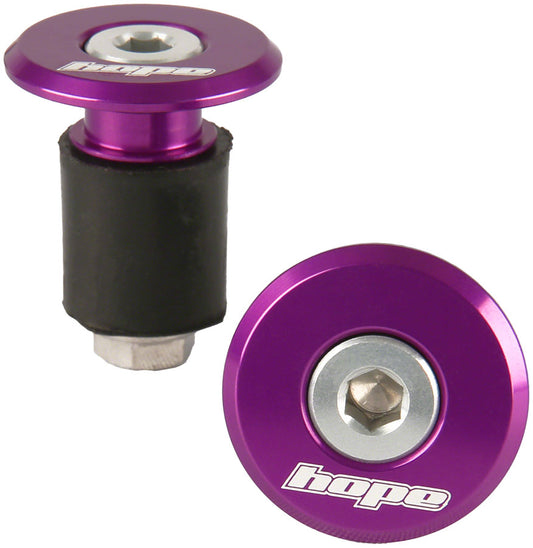 Hope Grip Doctor Bar End Plugs Purple-Goodwynn's
