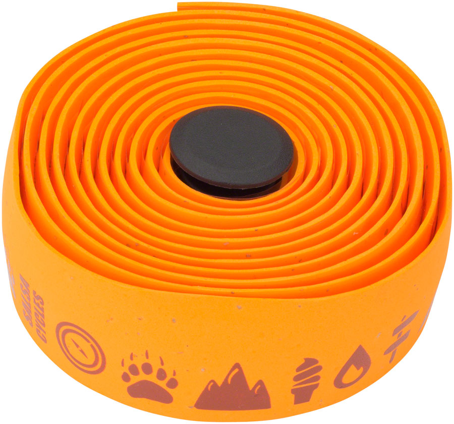 Salsa Glyph Gel Cork Bar Tape - Orange-Goodwynn'sGoodwynn's