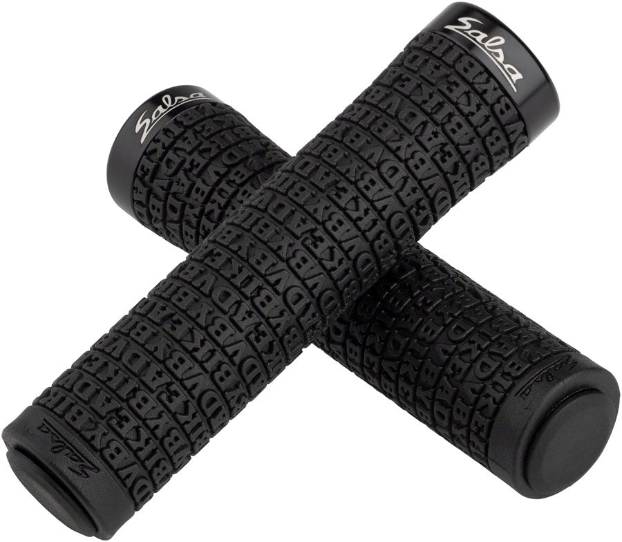 Salsa Backcountry Lock-On Grips - Black Lock-On-Goodwynn'sGoodwynn's