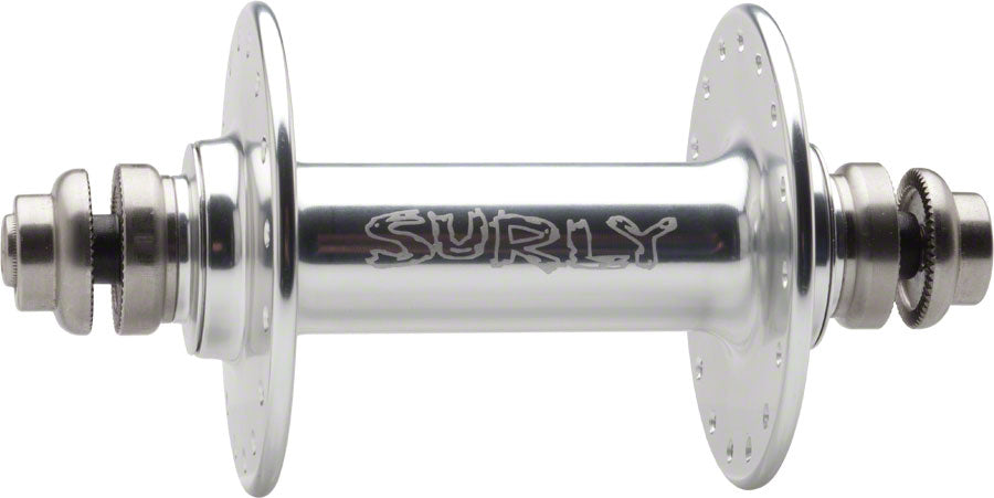 Surly Ultra New Non-Disc Front Hub - 9 x 1 x 100mm Rim Brake Silver 32h-Goodwynn'sGoodwynn's