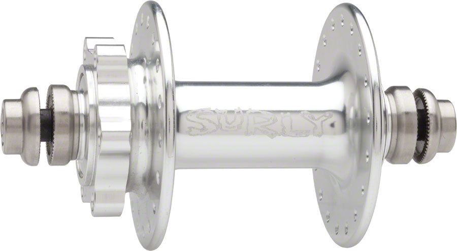 Surly Ultra New Disc Front Hub - QR x 100mm 6-Bolt Silver 32h-Goodwynn'sGoodwynn's