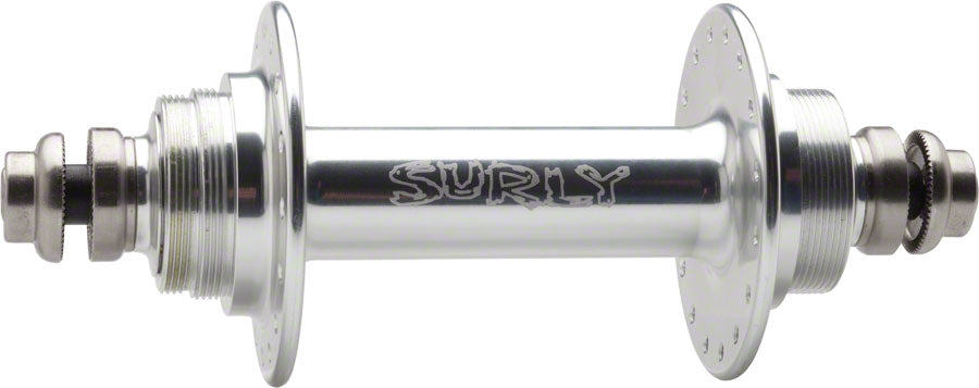 Surly Ultra New Rear Hub - Threaded x 130mm Rim Brake Fixed/Free Silver 32H-Goodwynn'sGoodwynn's