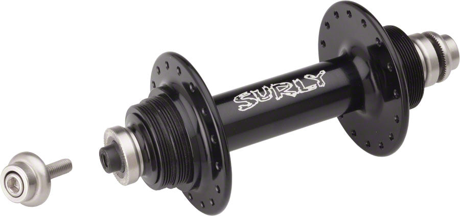 Surly Ultra New Rear Hub - Threaded x 120mm Rim Brake Fixed/Free Black 32H-Goodwynn'sGoodwynn's