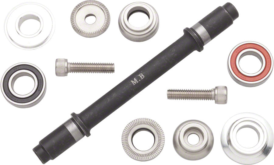Surly Ultra New Hub Axle Kit for 120mm Rear Free/Free Silver-Goodwynn'sGoodwynn's