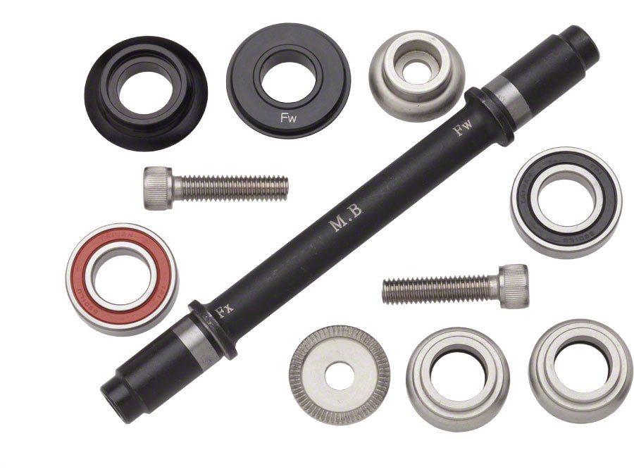 Surly Ultra New Hub Axle Kit for 120mm Rear Fix/Free Black-Goodwynn'sGoodwynn's