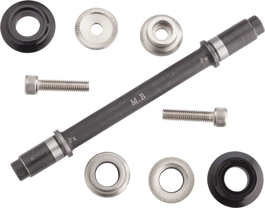 Surly Ultra New Hub Axle Kit - 130mm Rear Black-Goodwynn'sGoodwynn's