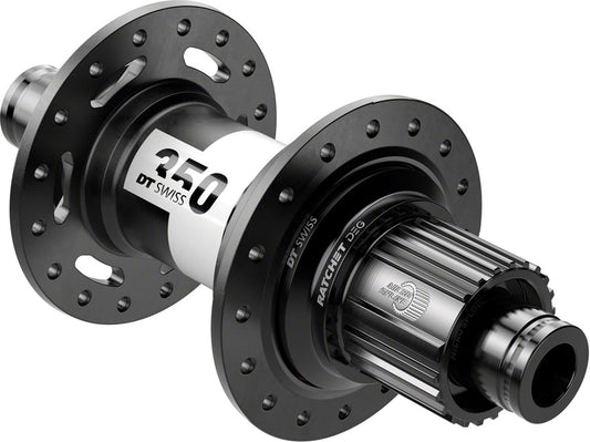 DT Swiss 350 DEG Rear Hub - 12 x 148mm Center-Lock Micro Spline BLK 28H 72pt-Goodwynn's