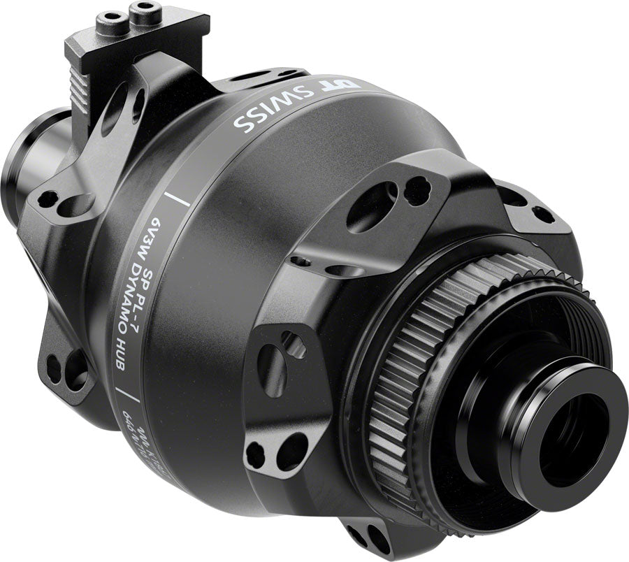 DT Swiss 350 Front Hub - 12 x 100mm Center-Lock BLK 24H Dynamo Shutter 35P Straight Pull-Goodwynn'sGoodwynn's