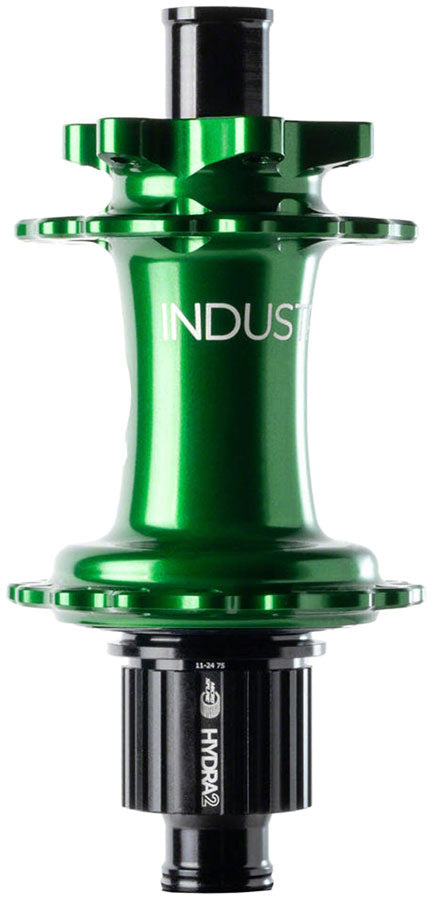 Industry Nine Hydra 2 Classic Rear Hub - 12 x 148mm 6-Bolt Micro Spline Green 32H-Goodwynn'sGoodwynn's