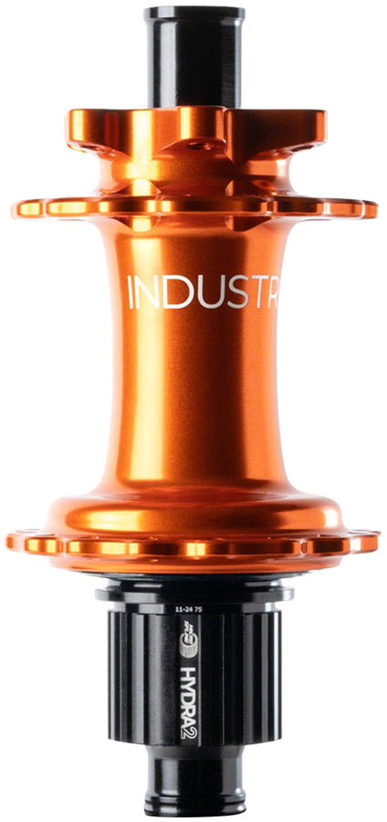 Industry Nine Hydra 2 Classic Rear Hub - 12 x 148mm 6-Bolt Micro Spline Orange 28H-Goodwynn'sGoodwynn's
