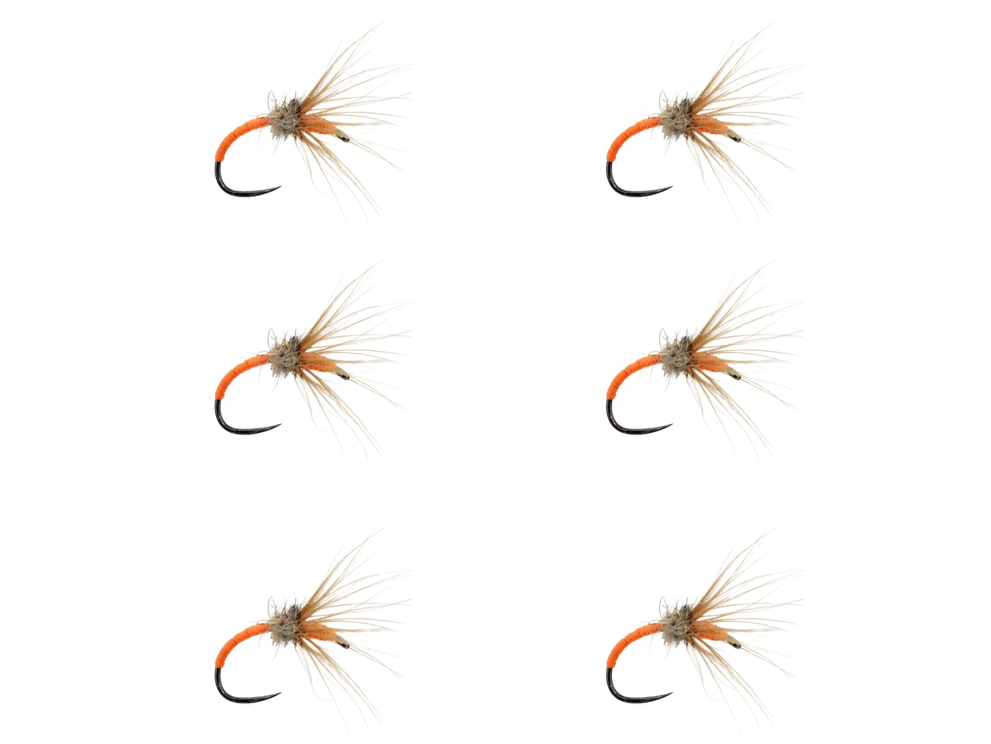 Wild Water Fly Fishing Hen and Hound Tenkara Fly, size 12, qty. 6-Goodwynn'sGoodwynn's