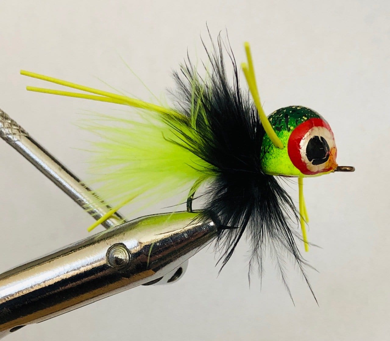 Wild Water Fly Fishing Frog Pattern Spherical Head Popper, Size 4, Qty. 4-Goodwynn'sGoodwynn's