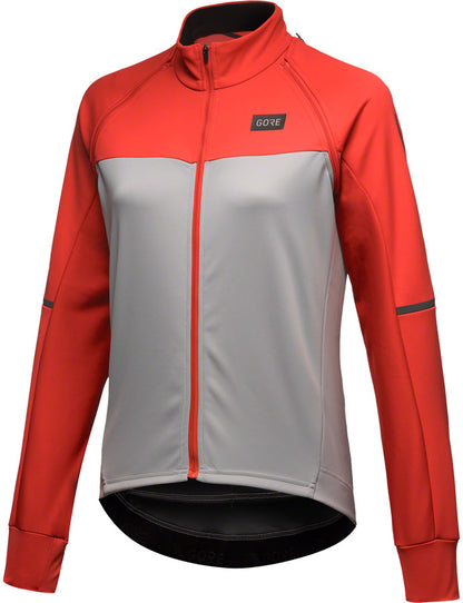 Gorewear Phantom Jacket - Lab Gray/Fireball Womens Small