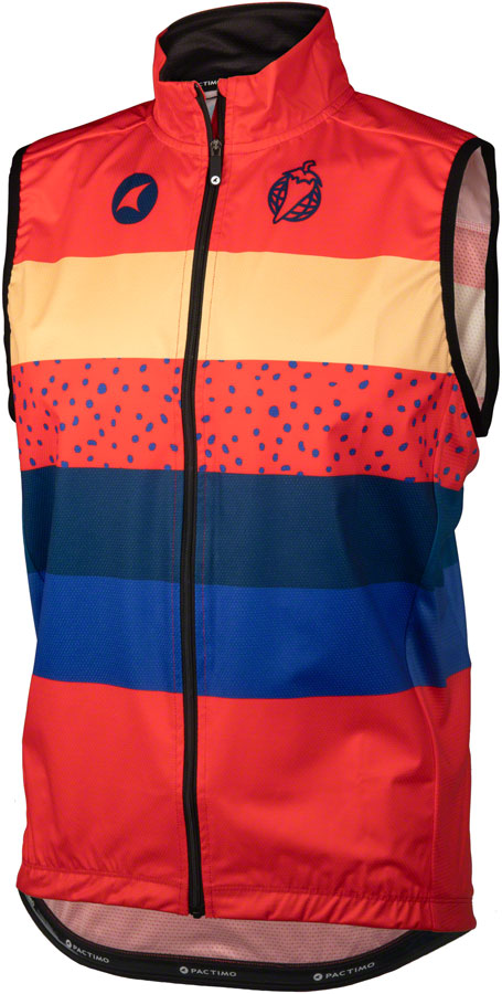 Salsa Team Polytone Mens Vest - Red w/ Stripes X-Large