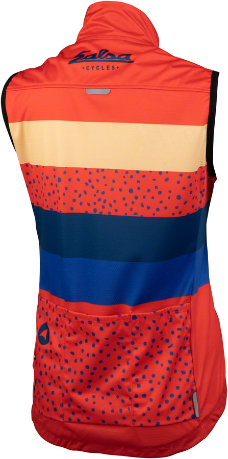 Salsa Team Polytone Womens Vest - Red w/ Stripes Small-Goodwynn'sGoodwynn's