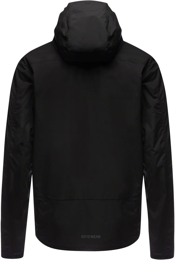 Gorewear Fernflow Hooded Windbreaker - Black Mens X-Large