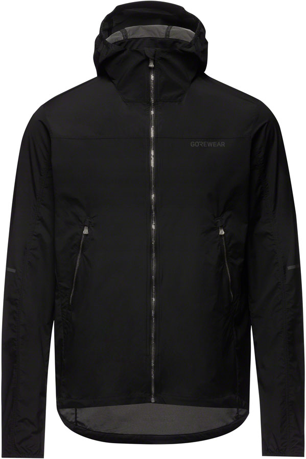 Gorewear Fernflow Hooded Windbreaker - Black Mens X-Large-Goodwynn'sGoodwynn's
