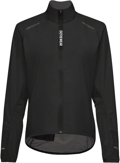 Gorewear Spinshift Windbreaker - Black Womens Lightweight Running Jacket