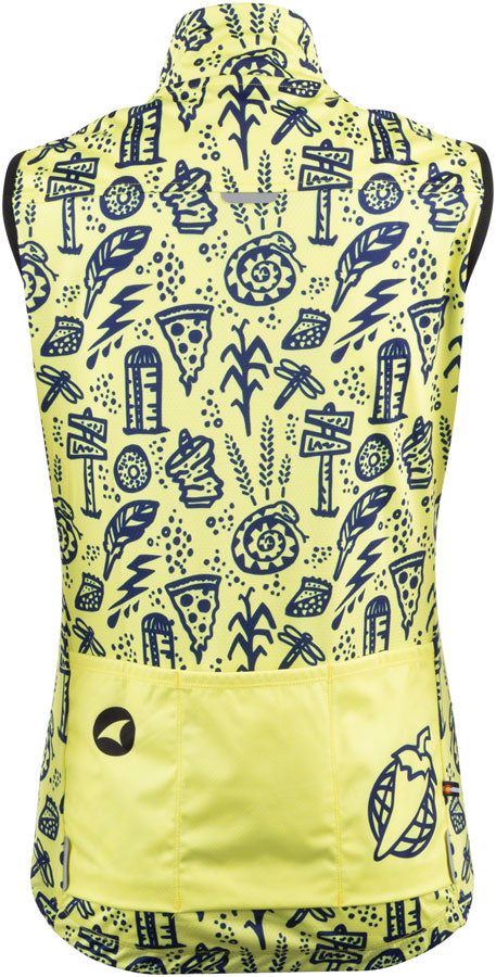 Salsa Womens Gravel Story Vest - Yellow Dark Blue Medium-Goodwynn'sGoodwynn's
