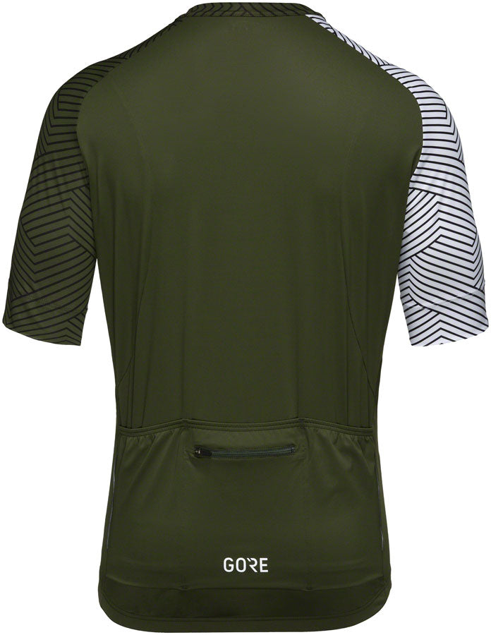 Gorewear C3 and C5 Jersey Utility Green Mens Cycling Shirts