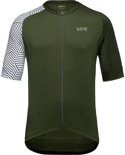 Gorewear C3 and C5 Jersey Utility Green Mens Cycling Shirts