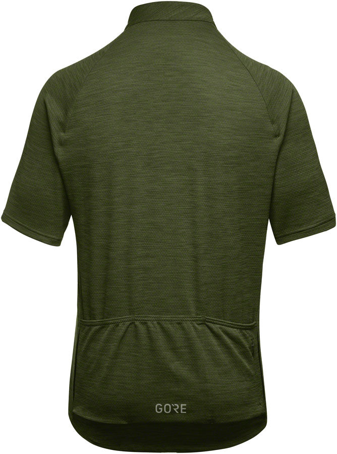 Gorewear C3 and C5 Jersey Utility Green Mens Cycling Shirts