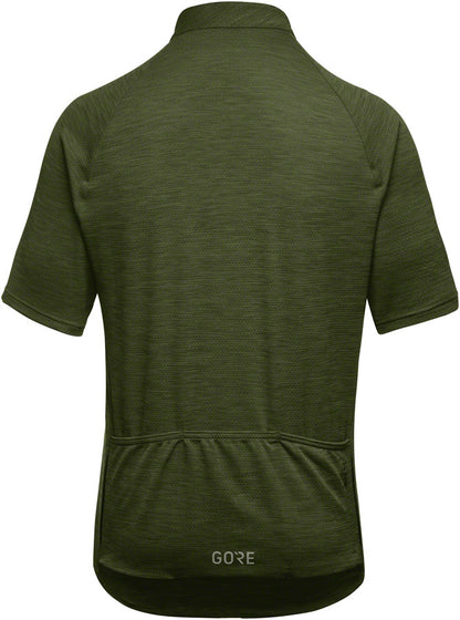 Gorewear C3 and C5 Jersey Utility Green Mens Cycling Shirts
