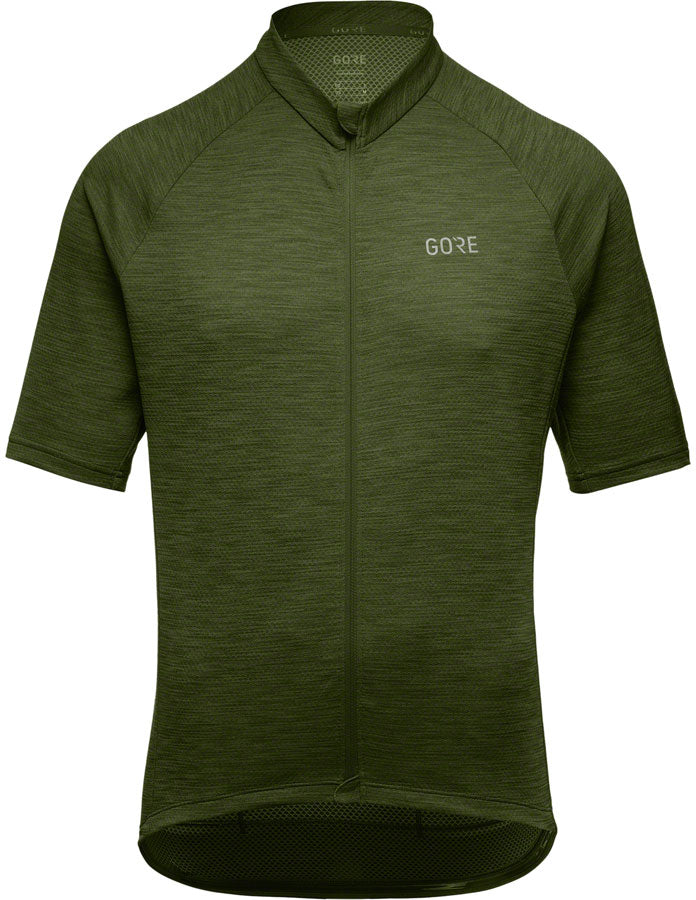 Gorewear C3 and C5 Jersey Utility Green Mens Cycling Shirts