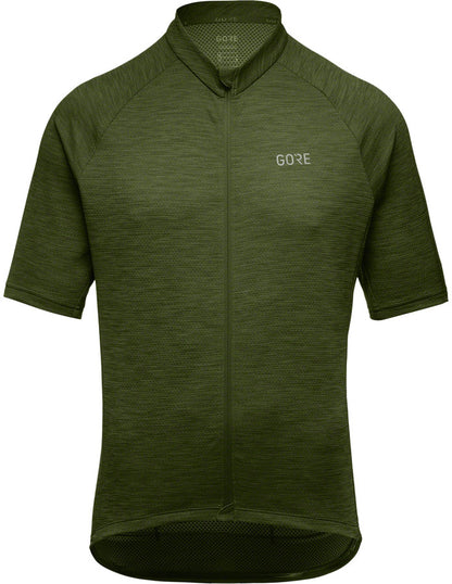 Gorewear C3 and C5 Jersey Utility Green Mens Cycling Shirts
