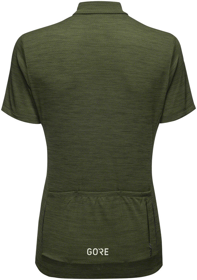 Gorewear C3 Jersey - Utility Green Womens Cycling Shirt-Goodwynn'sGoodwynn's