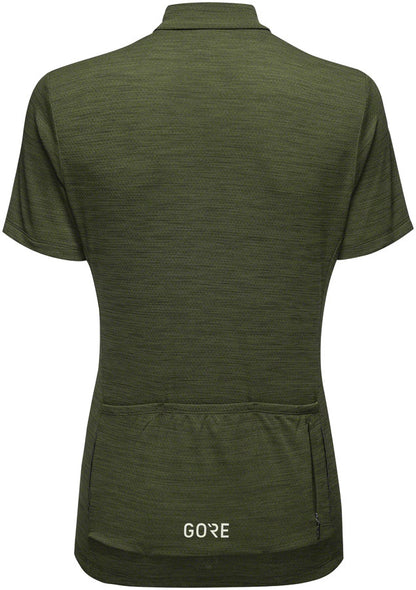 Gorewear C3 Jersey - Utility Green Womens Cycling Shirt