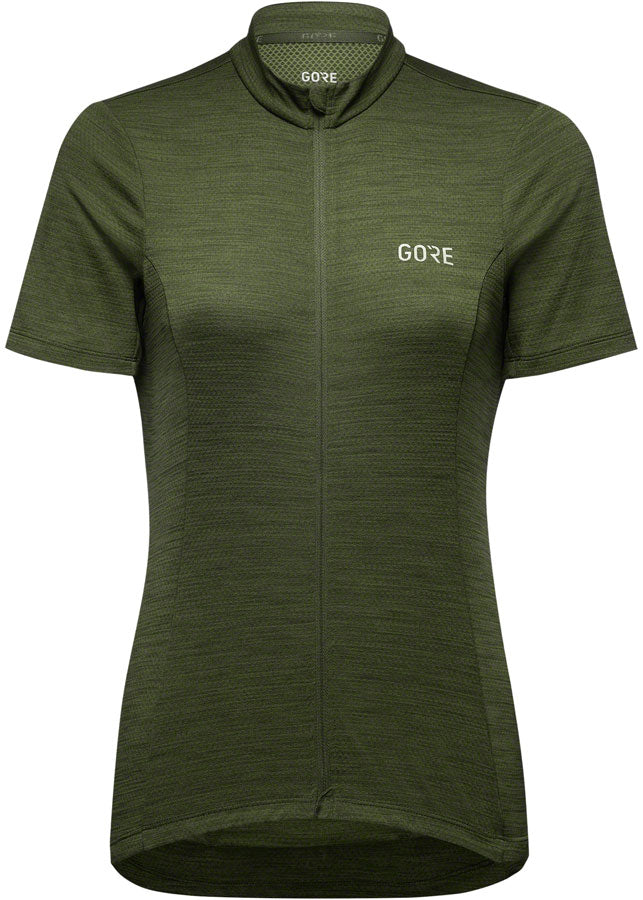 Gorewear C3 Jersey - Utility Green Womens Cycling Shirt